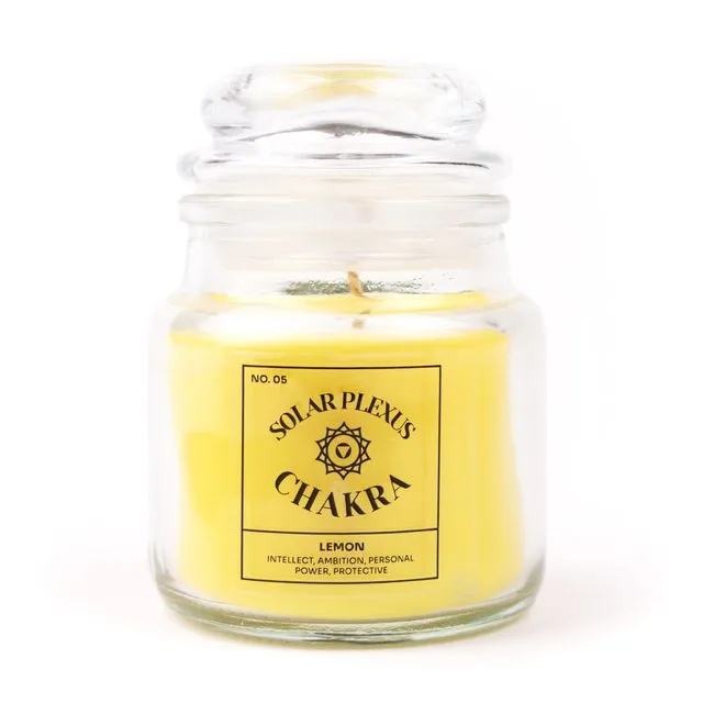 Seven Chakra Candles - Solar Plexus - Lemon Scent