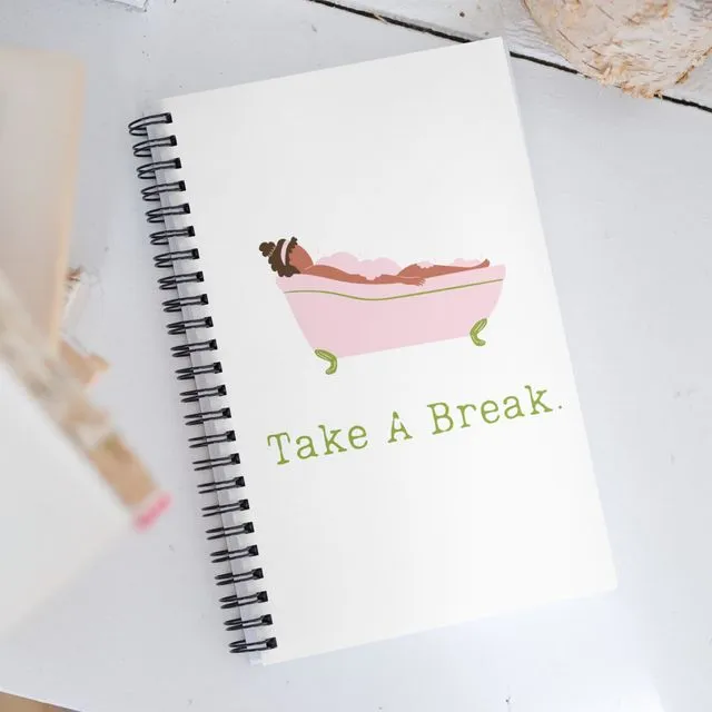 Take A Break Spiral Notebook