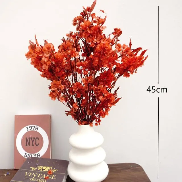 Dodonaea viscosa ，dried flower, materials, red color,home decor