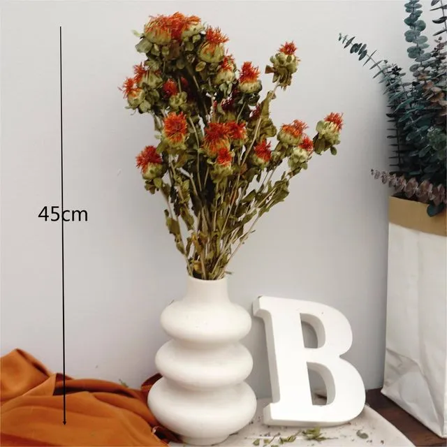 Dried flower ,materials for dried flower bouquet,45cm/17inches,burnt orange flower