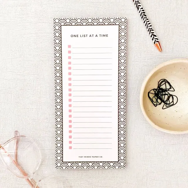To-Do List Pad - Monochrome Collection