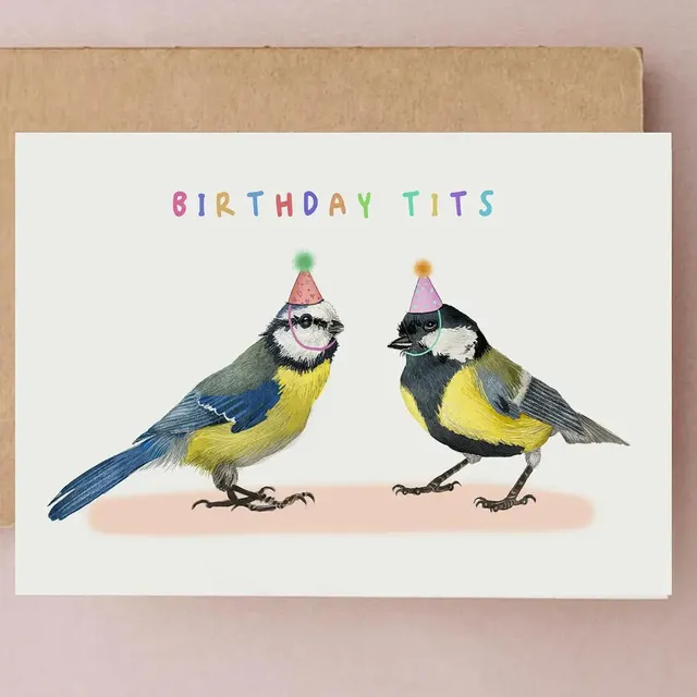 Birthday Tits | Funny Birthday Card | Greetings Cards