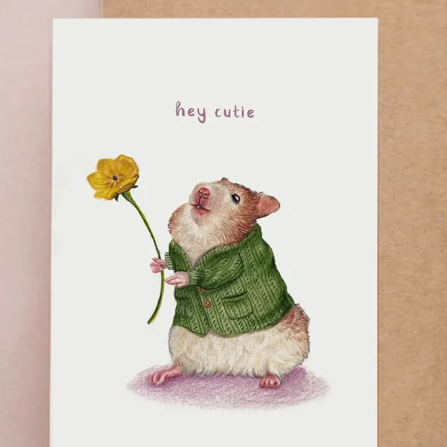 Cute Hamster Card | Birthday Cards for Her | Love & Friends