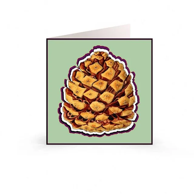 Greetings Cards: Nature and Plants - Pine Cone