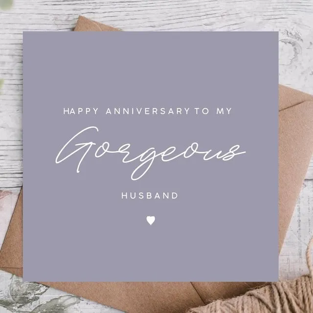 Anniversary Card | Card For Husband / Wife / Boyfriend