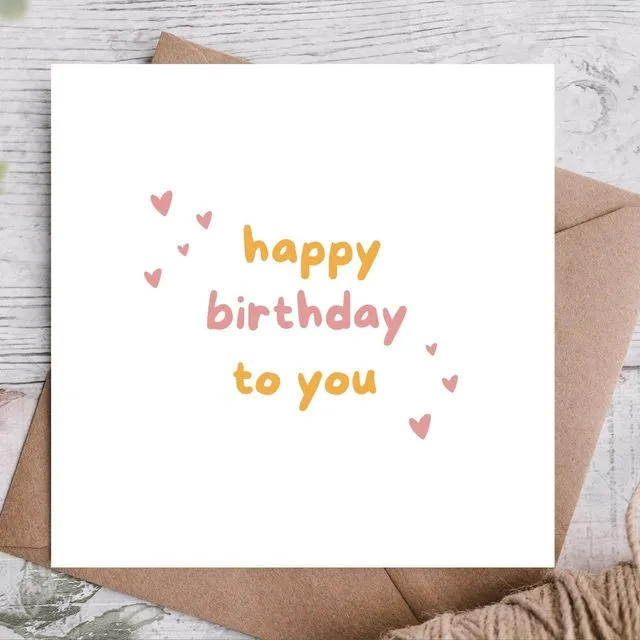 Birthday Card / Happy Birthday Card / Card For Boyfriend