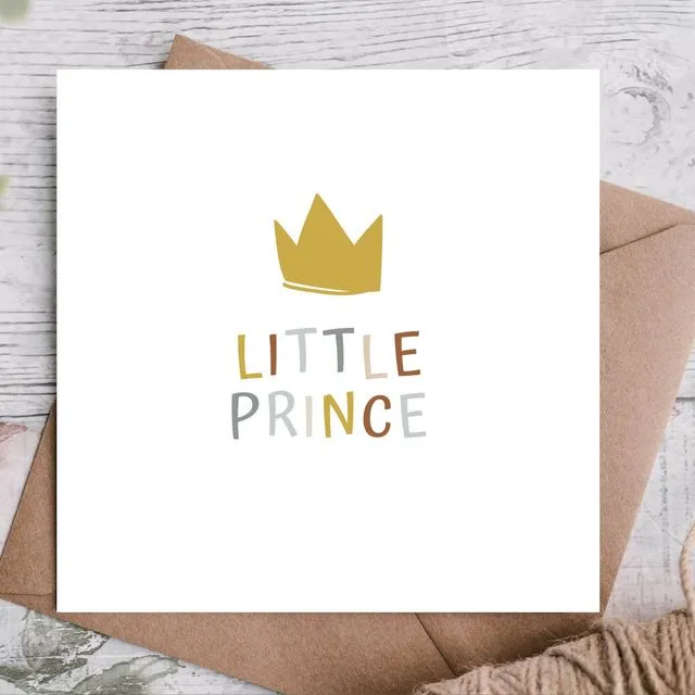 Little Prince Birthday Card/Happy Birthday Card/Card