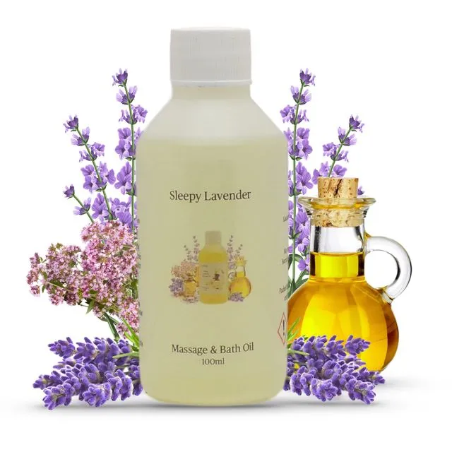 Sleepy Lavender Aromatherapy Massage and Bath Oil