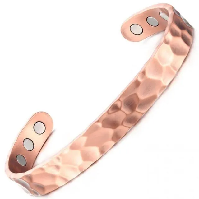 Hammered THOR copper bracelet