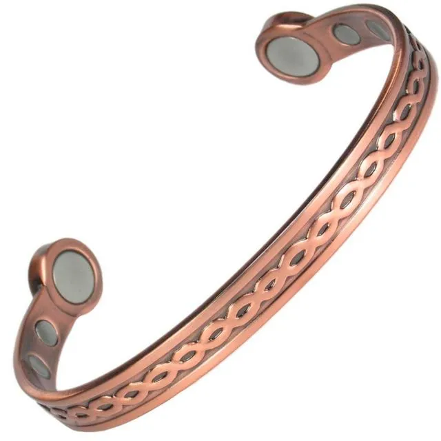 Intwined bio copper bracelet