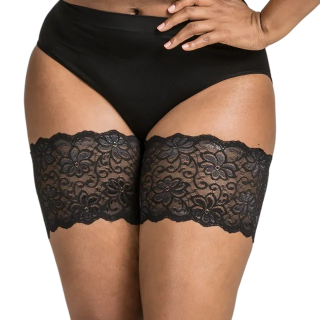 Dolce Black Thigh Bands