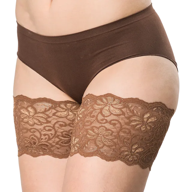 Dolce Brown Thigh Bands