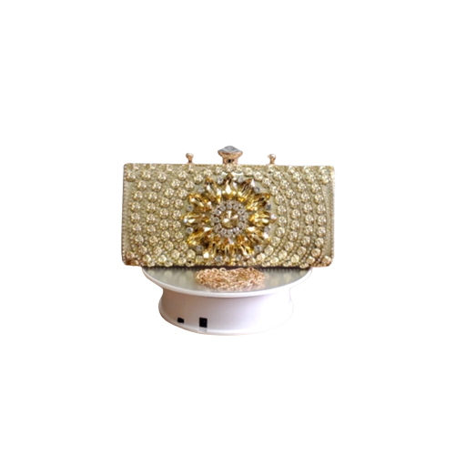 Evening party clutch hand bag for women's with beautifully rhinestone crafted - W90