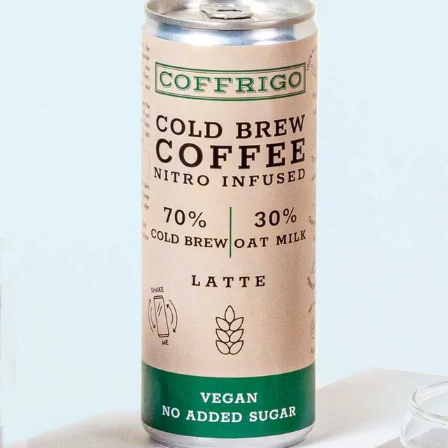 Cold Brew Coffee - OAT MILK LATTE - Nitro Infused - EX GER