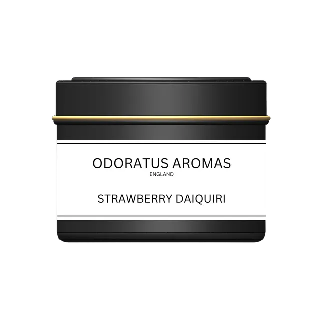 Strawberry Daiquiri Scented Candle Tin Soy Wax 100g
