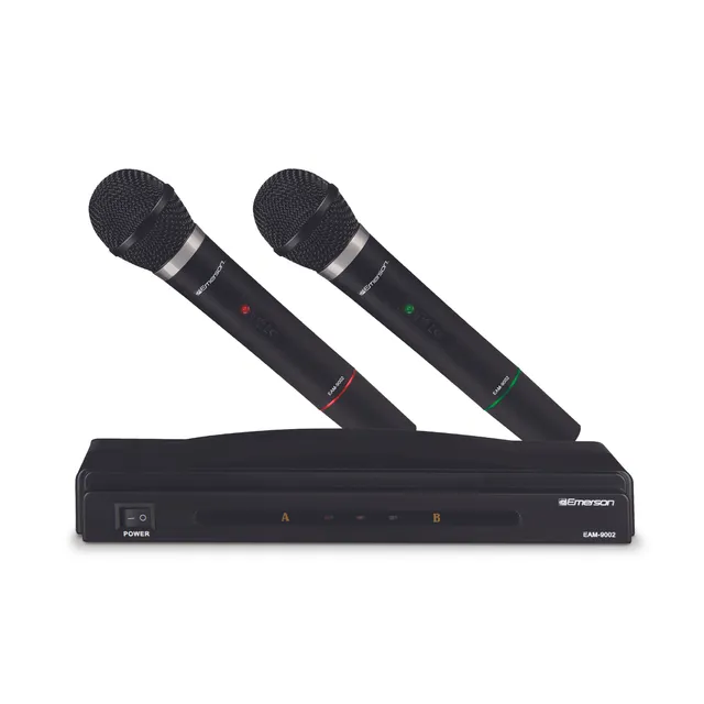 Emerson Professional Dual Mic Kit with Wireless Transmitter