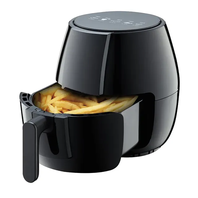 Supersonic National 4Qt Digital Air Fryer w 5 Preset Cooking Functions