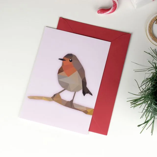 Robin Christmas Greeting Card