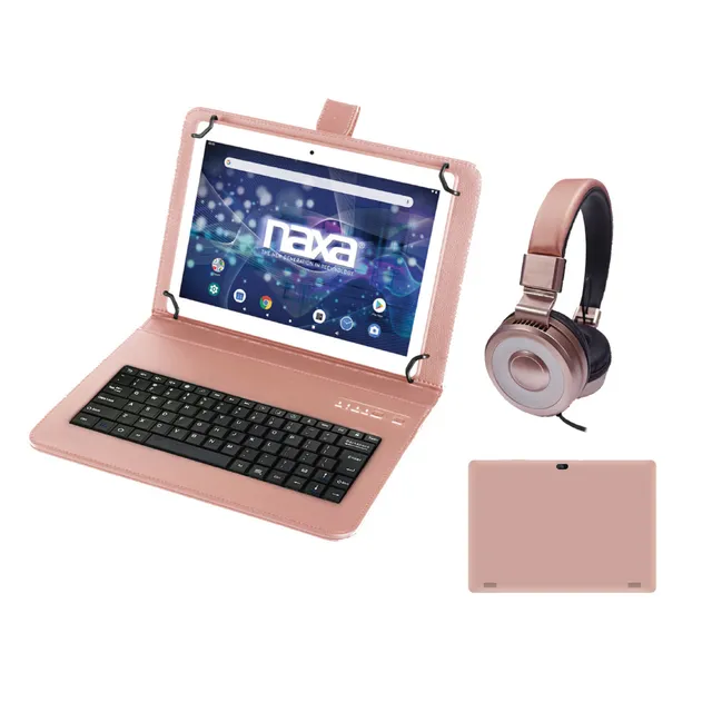 Naxa 10.1" Tablet with Bluetooth Keyboard, Case & Headphones