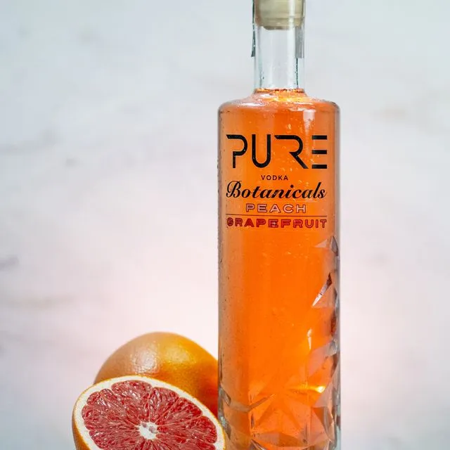 PURE Vodka Botanicals - Peach &amp; Grapefruit - Organic