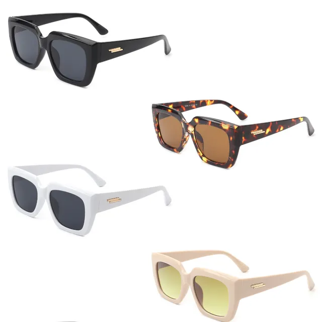 Square Retro Flat Top Cat Eye Fashion Vintage Sunglasses