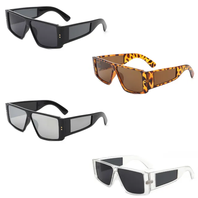 Square Retro Flat Top Rectangle Fashion Sunglasses