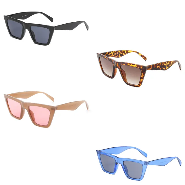 Square Retro Women Cat Eye Fashion Sunglasses
