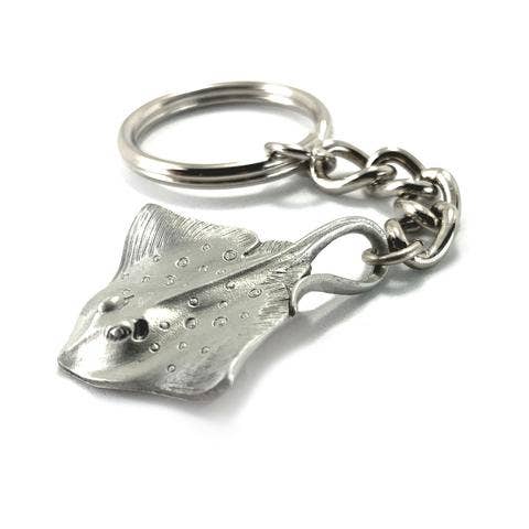 Stingray Keychain, Stingray Key Ring, Gifts for Scuba Divers