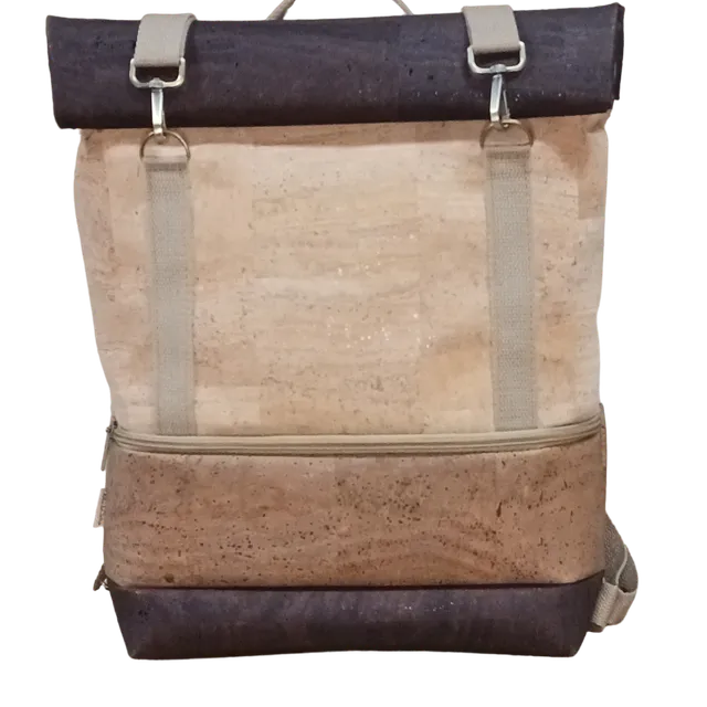 Backpack in Natural Cork, Zeus Model