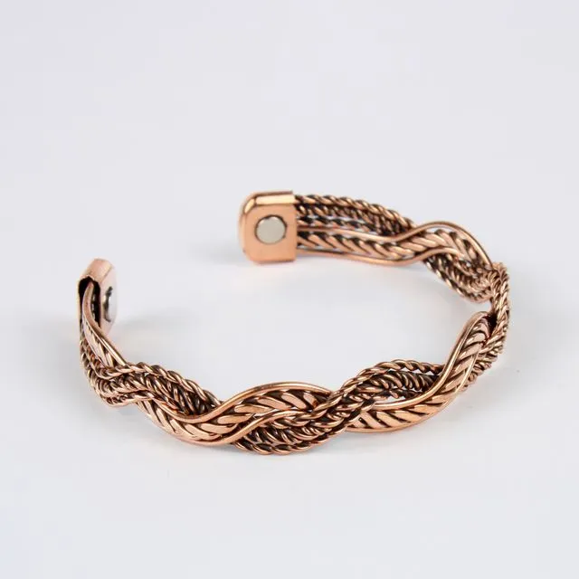 Pure copper light weight bracelet (design 50)