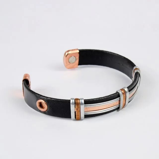 Pure copper light weight bracelet (design 52)