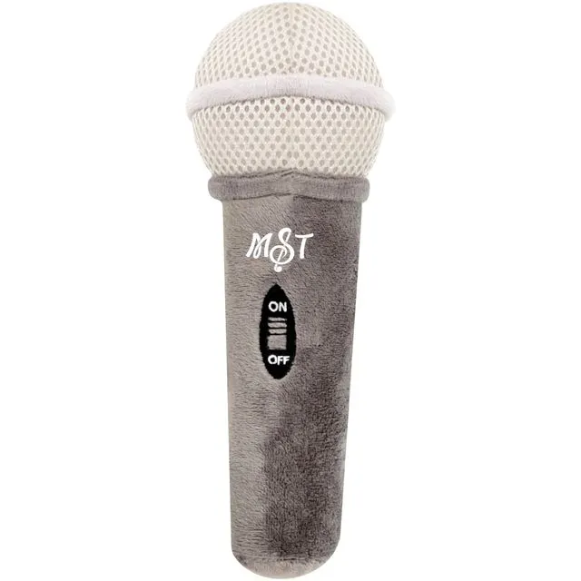 Microphone plush sensory toy