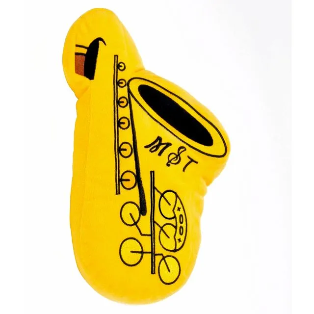 Saxophone plush sensory toy