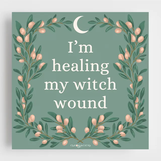 Witch Wound Art Print, 15 x 15cm Square