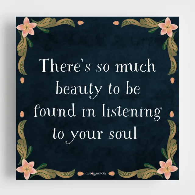 There's So Much Beauty Art Print, 15 x 15cm Square