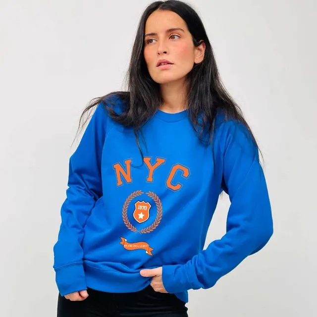 Cenefa nyc blue sweatshirt