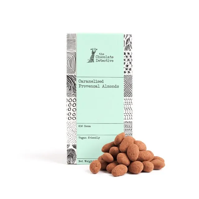 Caramelised ProvenÃ§al Almonds in Dark Chocolate