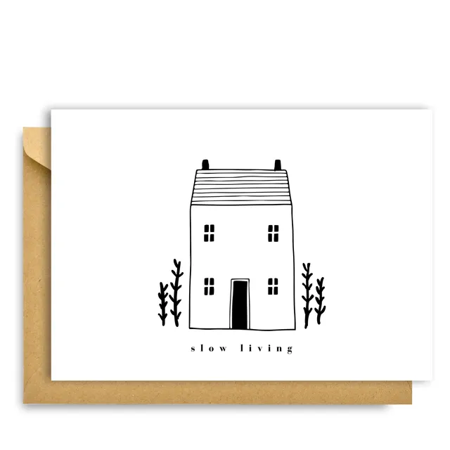 SLOW LIVING CARD