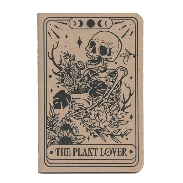 The Plant Lover Tarot 48 page small handmade notebook
