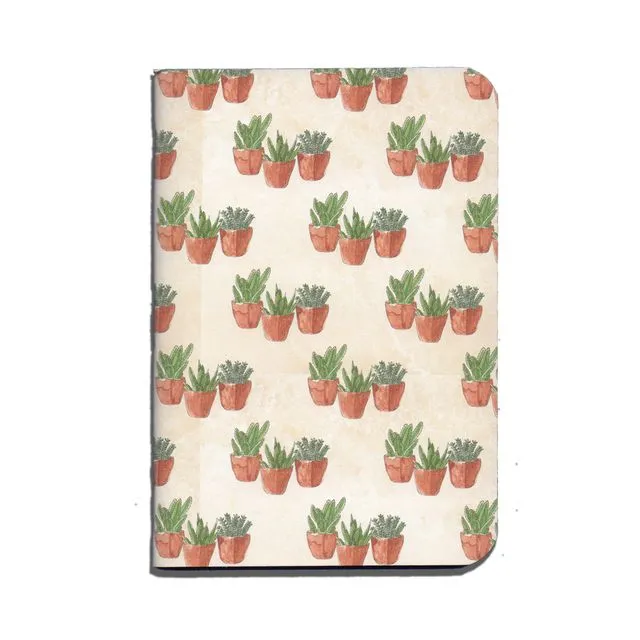 Potted Cacti Pocket Notebook