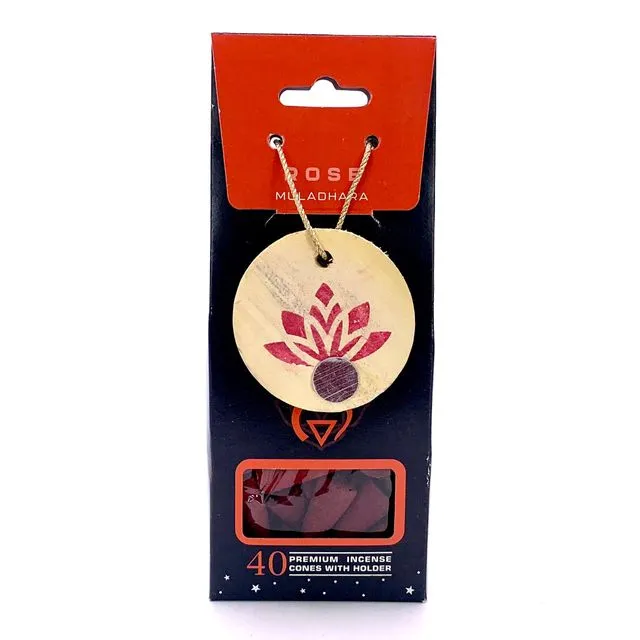 Incense Cones with Holder - Choice of Scents