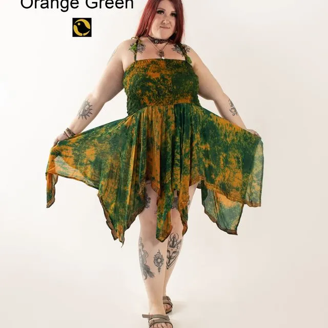 Tinkerbell Dress: Greens