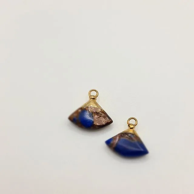 Lapis Lazuli Reuleaux Triangle Pendant