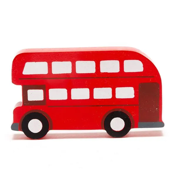 Fair Trade Wooden London Bus Toy