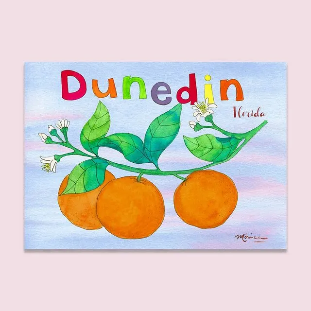 Oranges from Dunedin Florida  5x7 inch Greeting Card