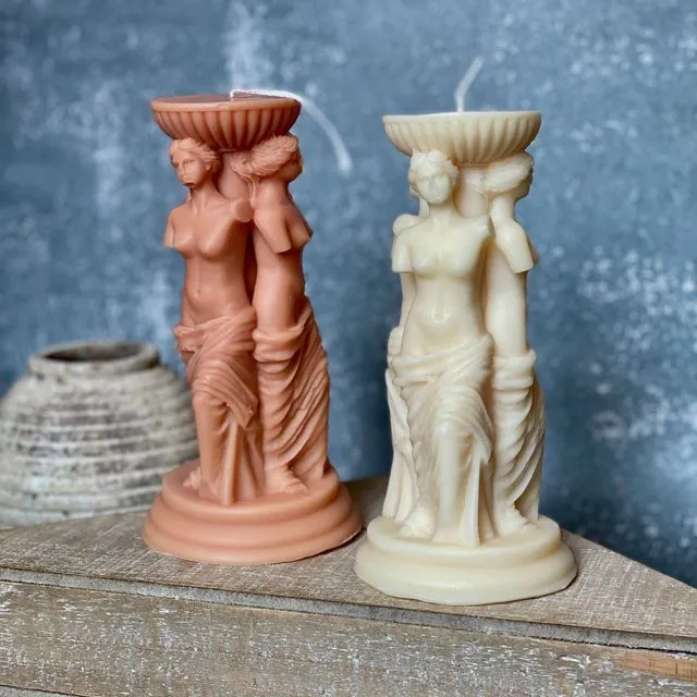 Goddess Trio Sculpture Candle