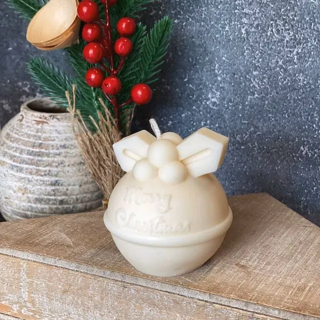 Round Bell Christmas Candle