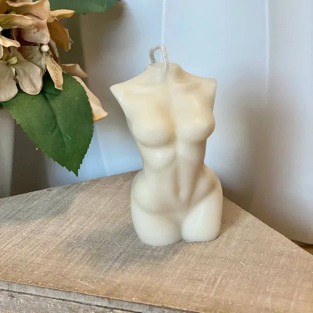 Female Body Sculpture Candle Soy Wax Scented Candle
