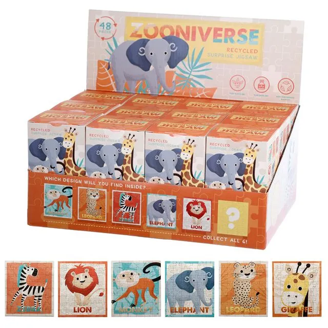 Zooniverse Surprise 48pc Kids Recycled Jigsaw Puzzle
