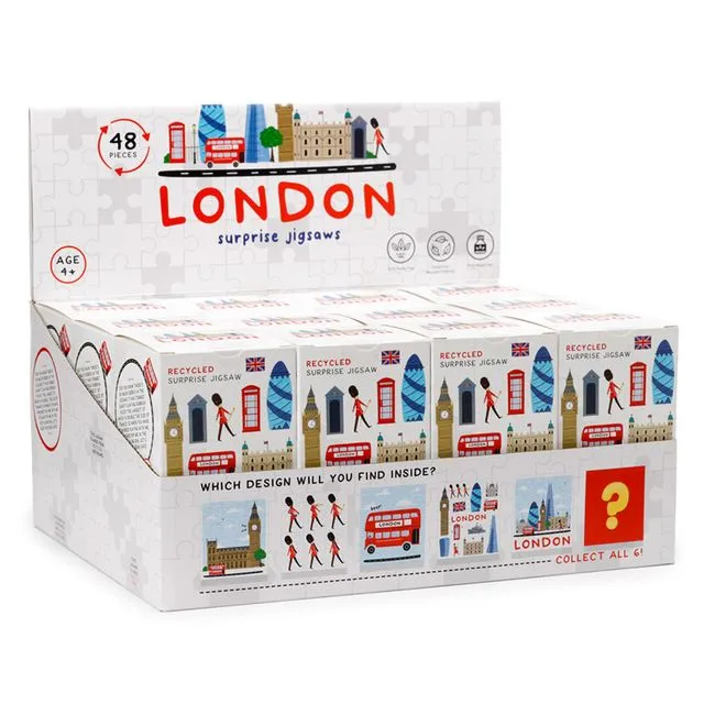 London Souvenir Surprise 48pc Recycled Kids Jigsaw Puzzle